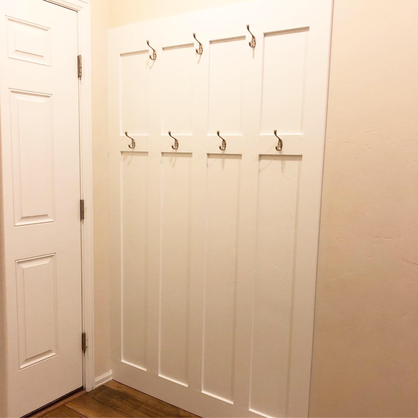 Sunshine and a Summer Breeze Built In Entryway Coat Rack