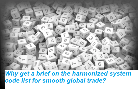 harmonized system code list harmonized system code list