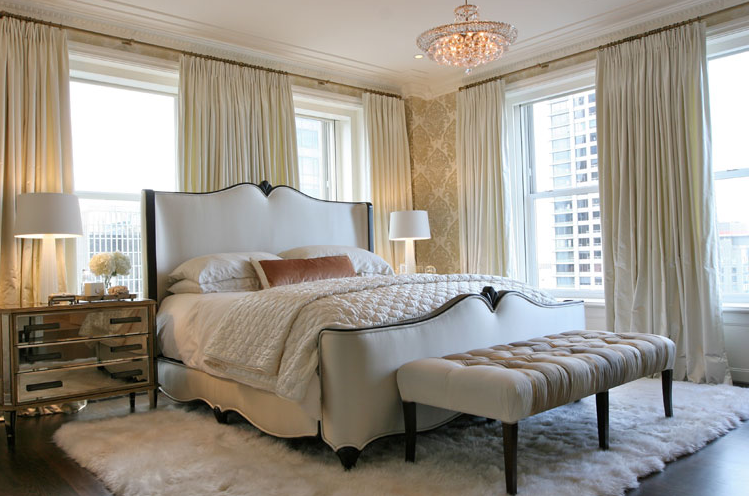 Glamorous White Bedrooms - The Glam Pad