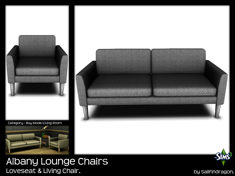 My Sims 3 Blog Albany Lounge Chairs by Sailfindragon