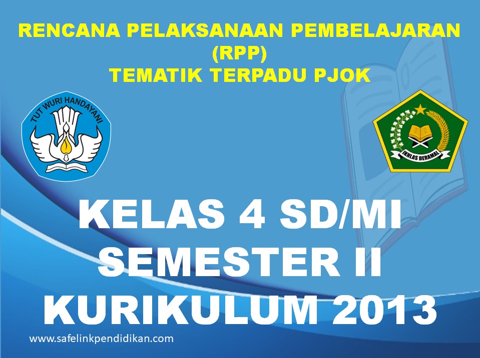 RPP PJOK 1 Lembar Semester 2 Kelas 4 SD/MI