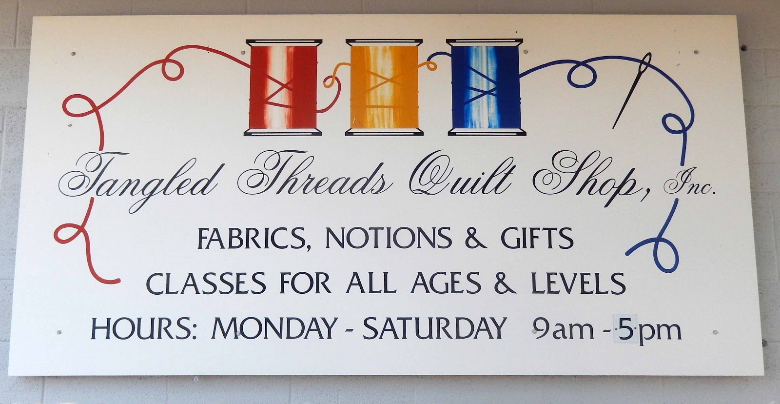 Cat Patches Quilt Shop Tangled Threads, Lynden, Washington