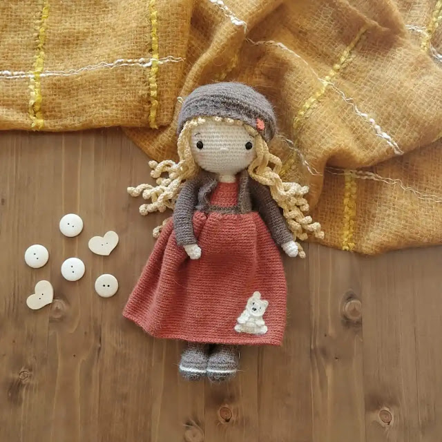 muñecas tejidas amigurumi