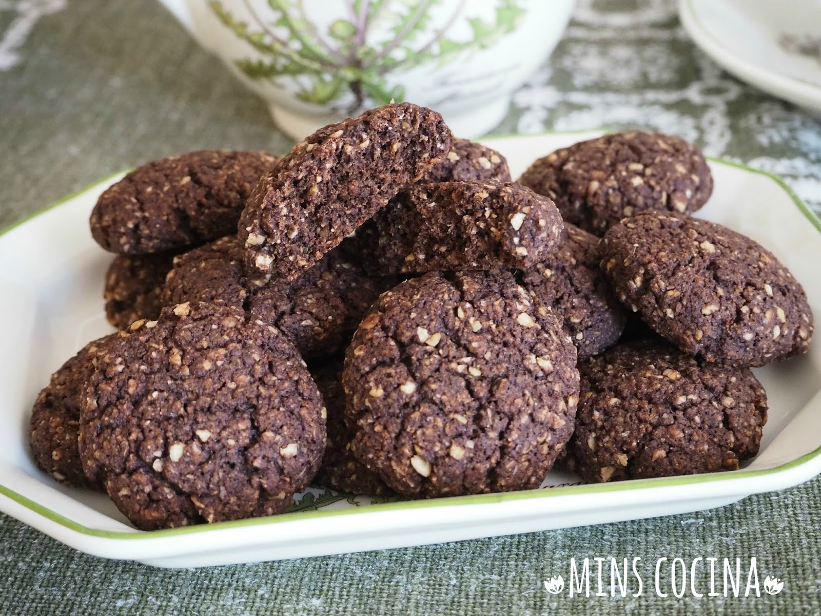 Mins Cocina Galletas de centeno con chocolate y aceite de oliva virgen extra