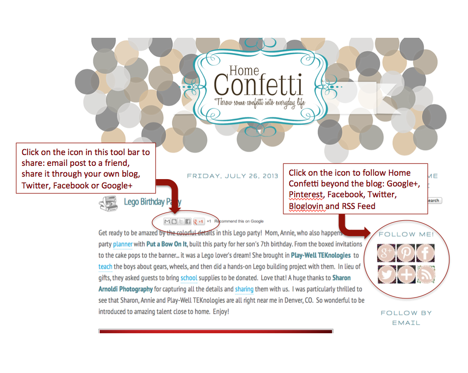 Home Confetti HOME CONFETTI GOT A MAKEOVER!