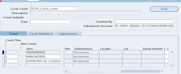 Oracle Applications: Oracle Inventory Cycle Counting Step by Step Process