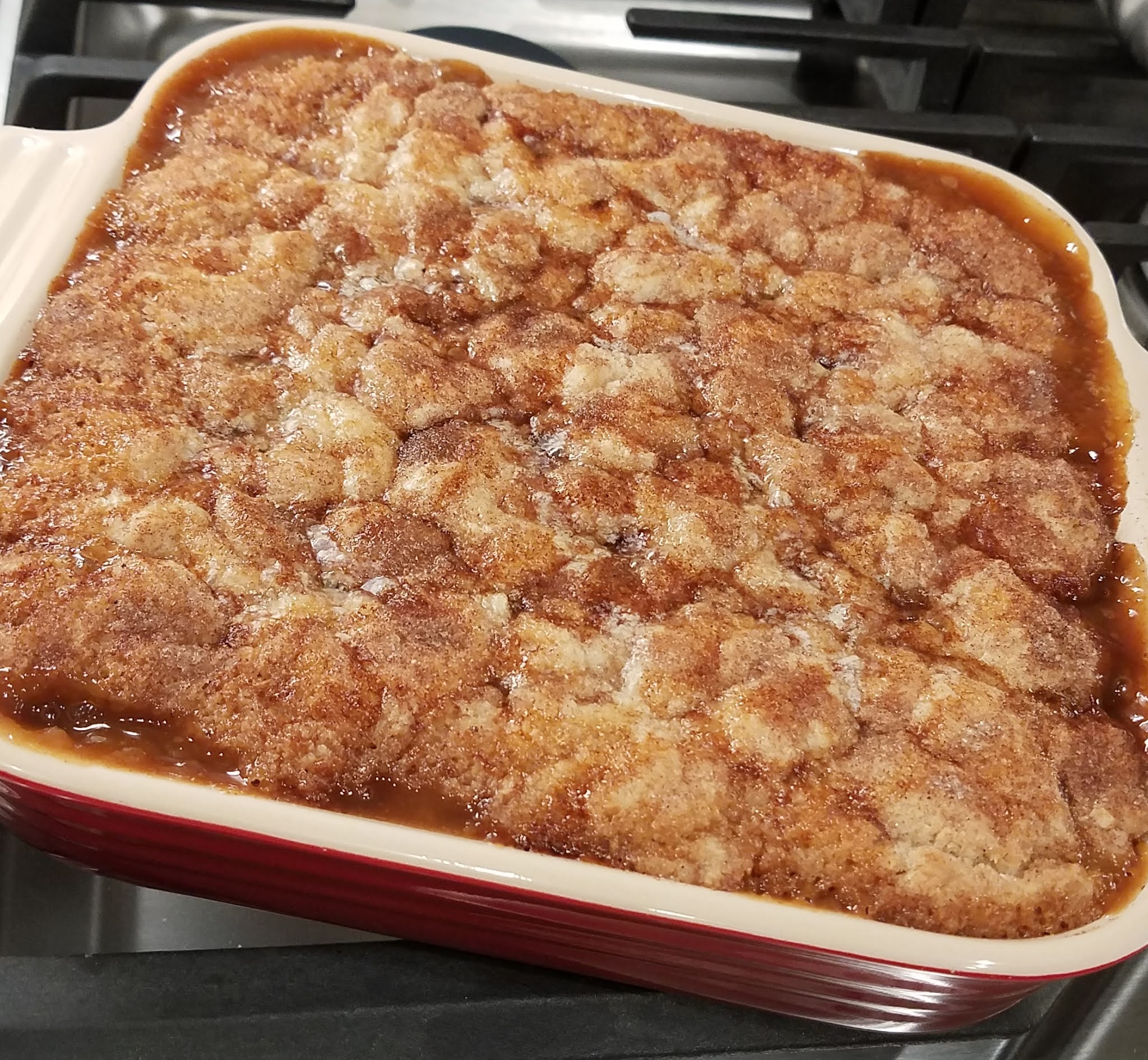 Spoon City Kitchen Snickerdoodle Caramel Apple Cobbler