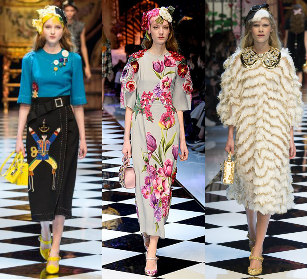 Dolce & Gabbana Fall Winter 2016-17 Dress Collection | Joy Design Studio