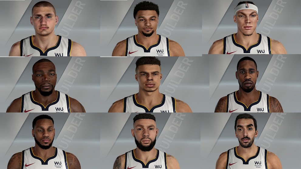 Denver Nuggets Cyberfaces Mods | Mods Showcase | NBA 2K21
