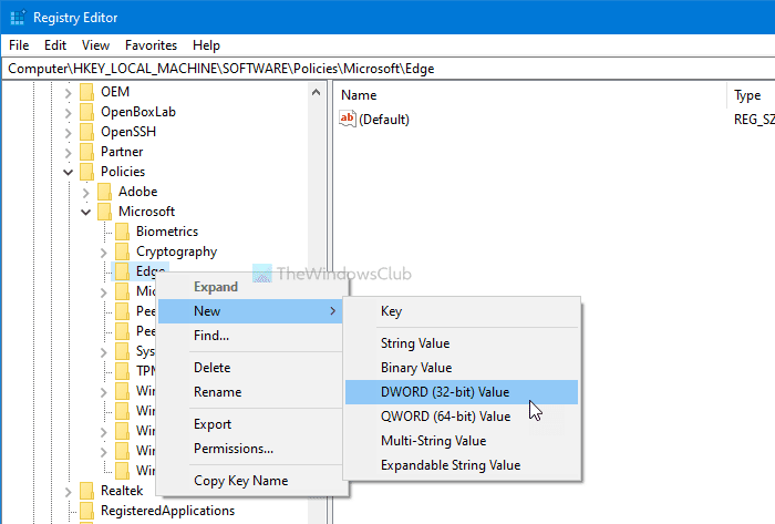 كيفية تعطيل إشعار استعادة الصفحات في متصفح Edge