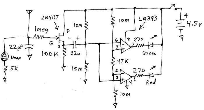 Simple Ghost Detector Circuit Diagram | Super Circuit Diagram