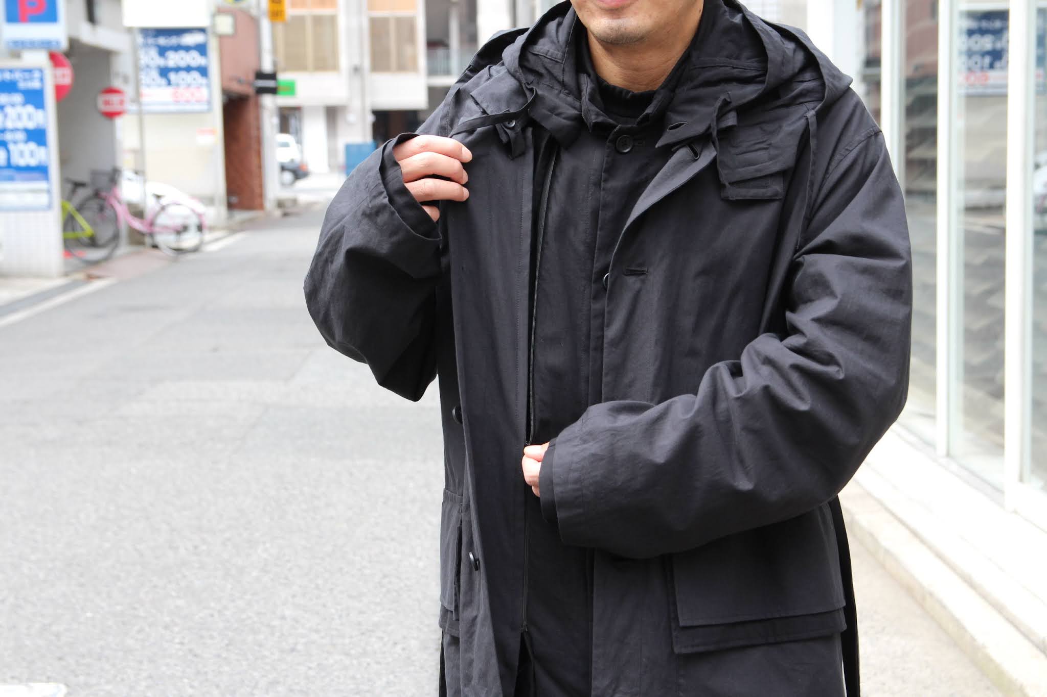SALE／37%OFF】 新品 stein OVERSIZED LAYERED HOODED COAT
