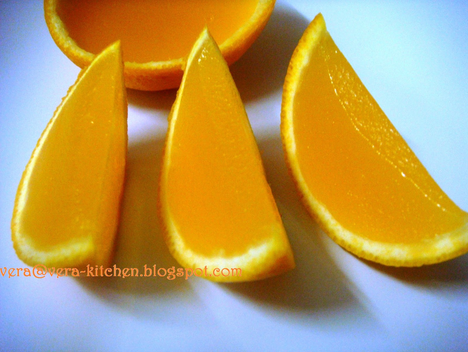 Orange AgarAgar Jelly Vera's Kitchen