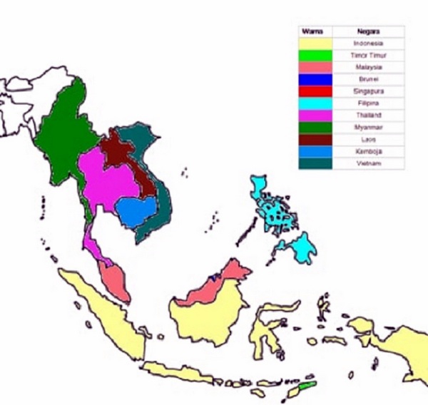 Letak Geografis Negara - Negara ASEAN Lengkap dan Terbaru