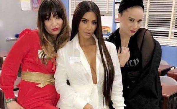 Kim Kardashian luce deslumbrante en reunión de su high school
