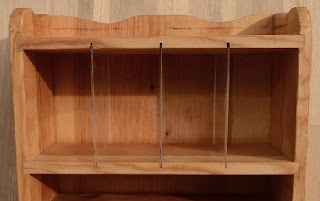 wood shelf dividers