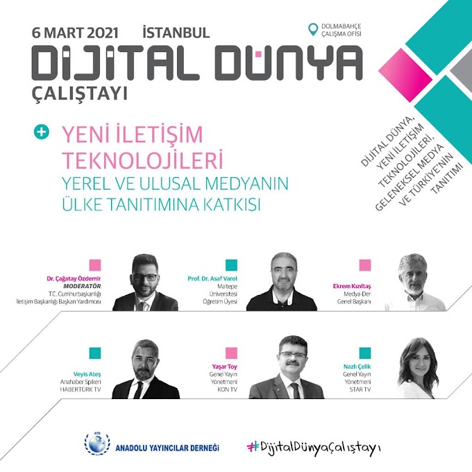  “ Yerel, ulusal ve uluslararası medya, Dolmabahçe’de dijital  medya çalıştayında buluşacak “