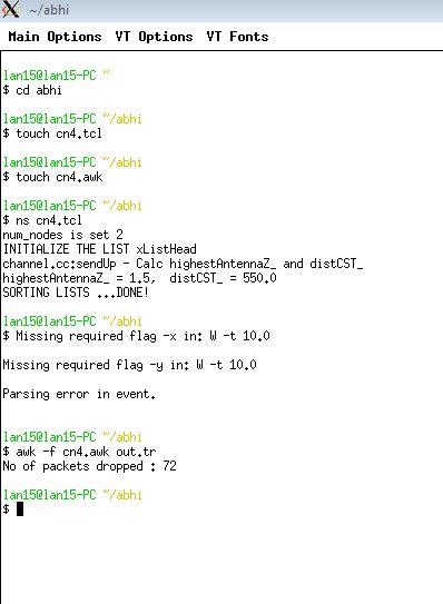VTU CSE LABS: CN 4- SIMPLE ESS IN WIRE-LESS LAN