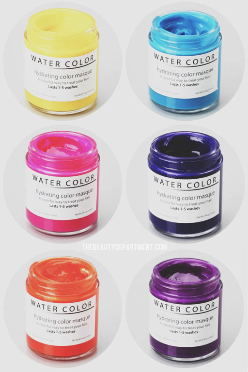 CHILLIN'N'COFFEE Water Color Hydrating Hair Color Mask