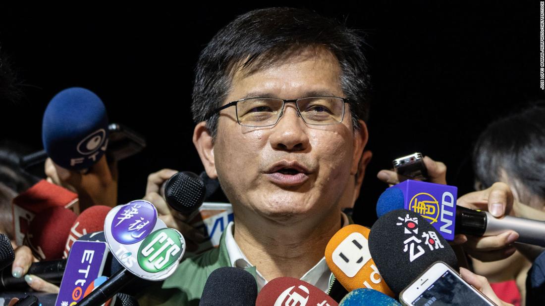 taiwan minister Lin Chia-lung taiwan minister Lin Chia-lung