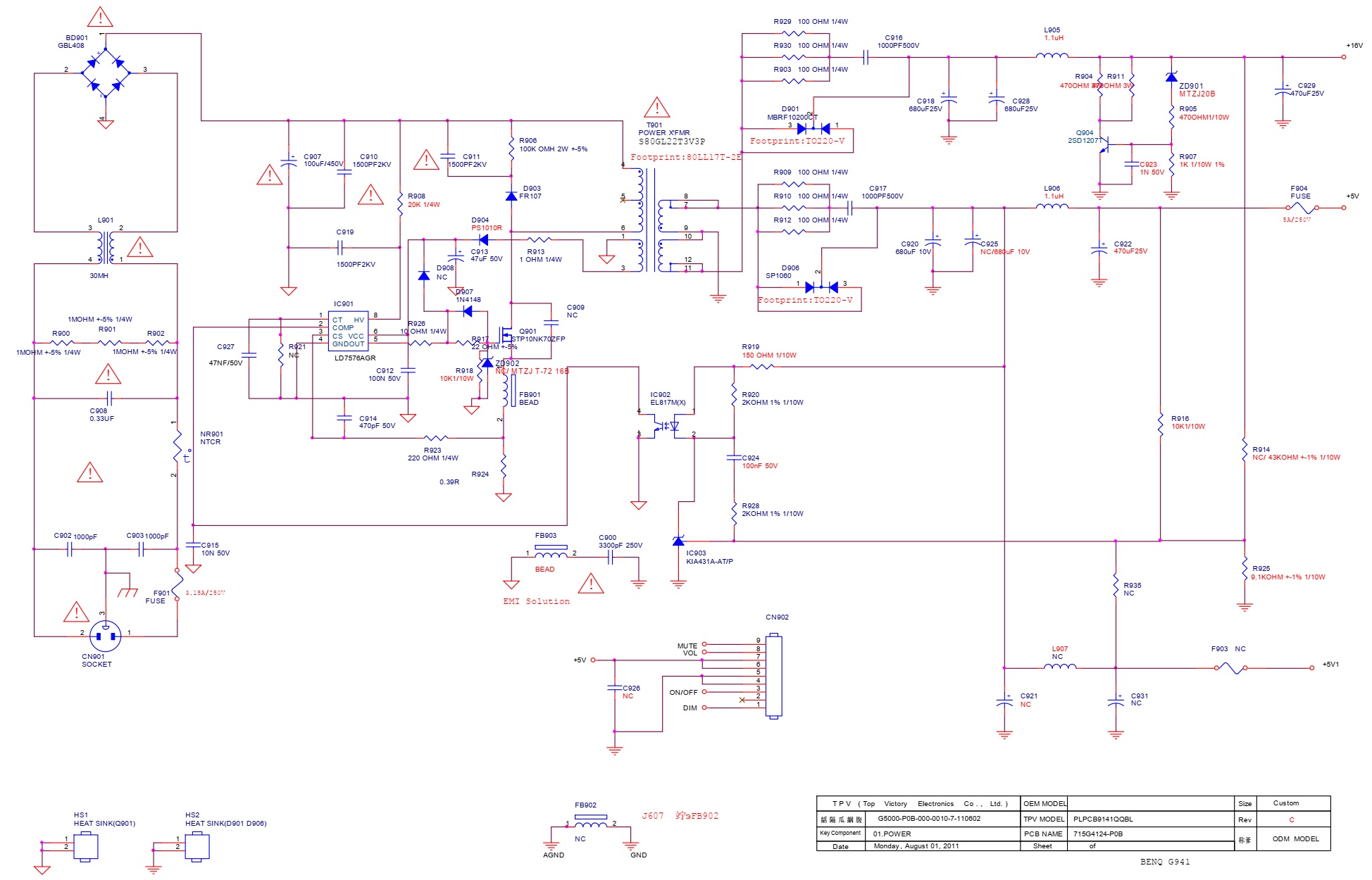 General Instruction; Osd (On-Screen Display) Menu - Asus VW195T User Manual Page