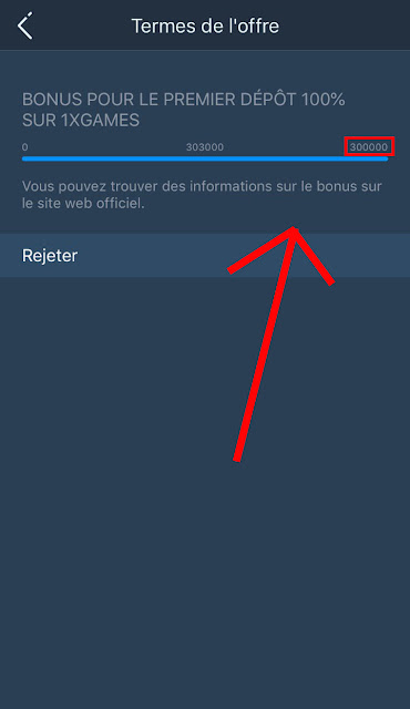 retrait de 20 000f