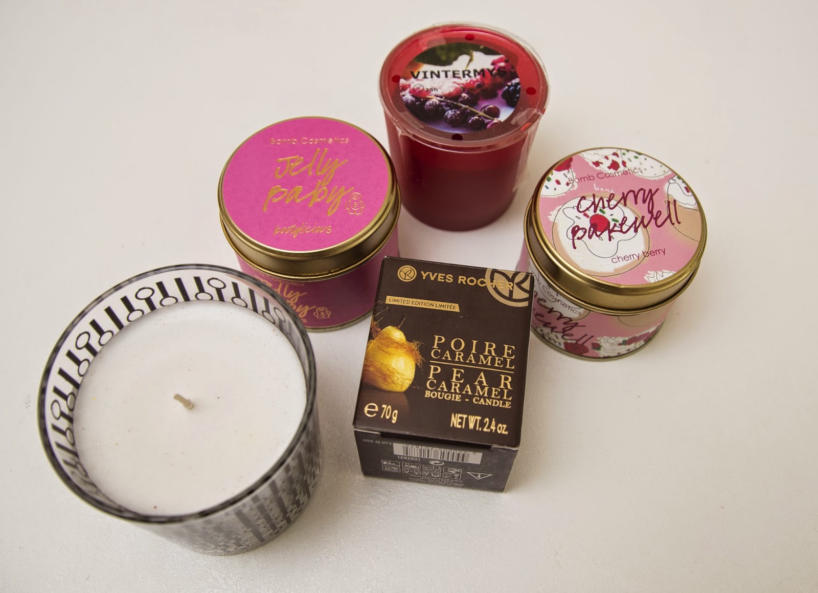 rozbalování balíčku od yankee candle