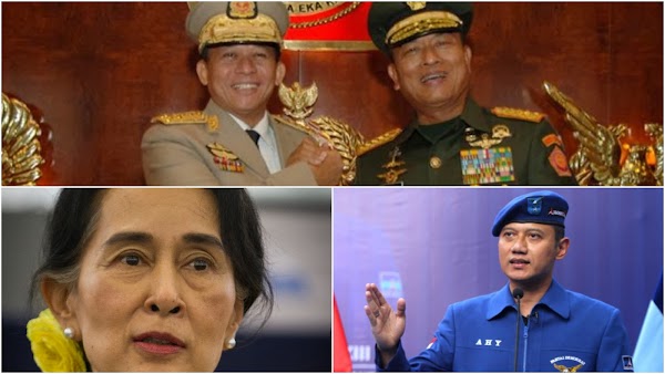 Moeldoko Mengkudeta AHY, Min Aung Hlaing Mengkudeta Suu Kyi