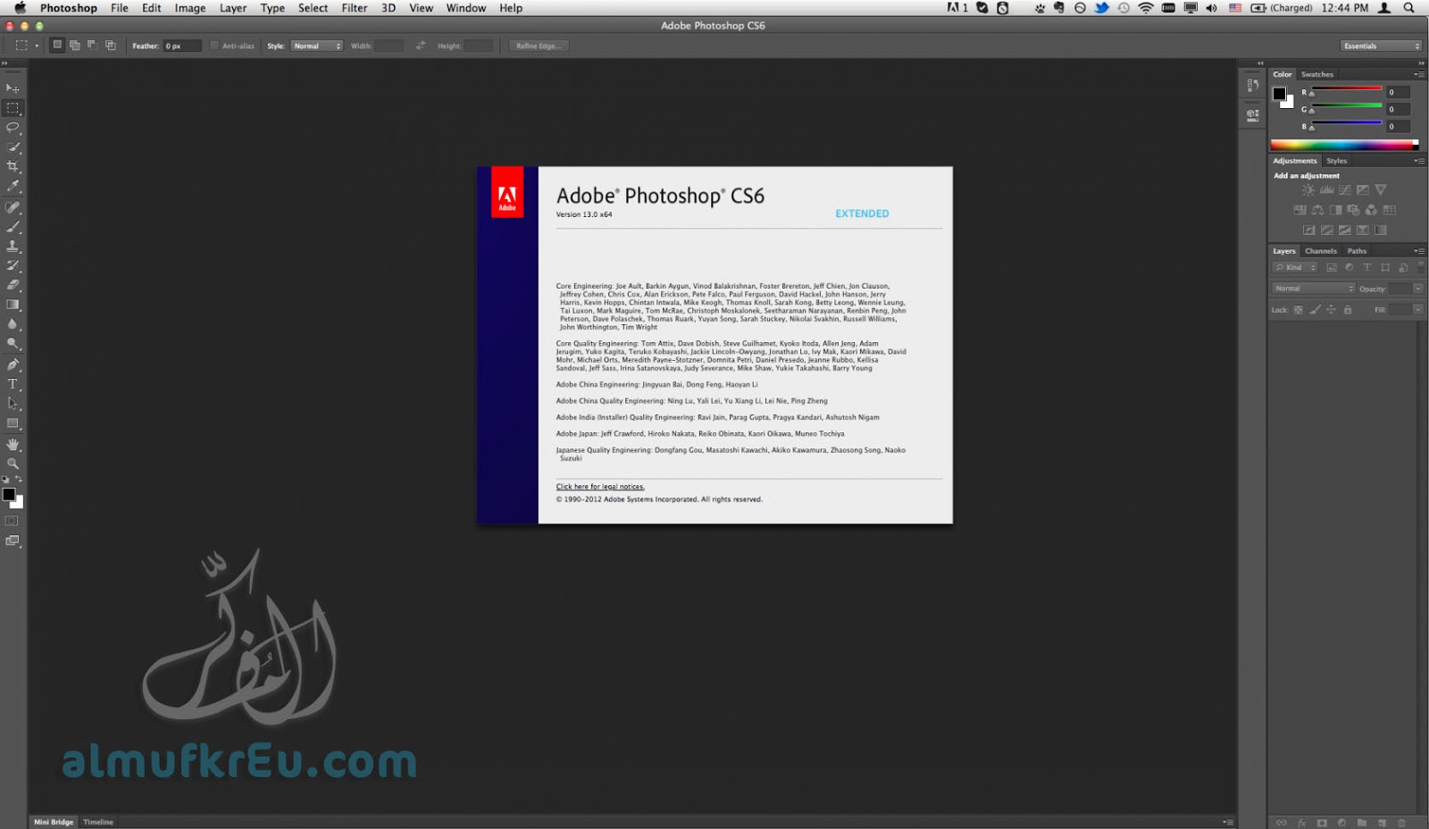 كيفية تحميل وتثبيت برنامج الفوتوشوب لنظام الماك كامل داعم للعربية | Adobe Photoshop CS6 for Mac