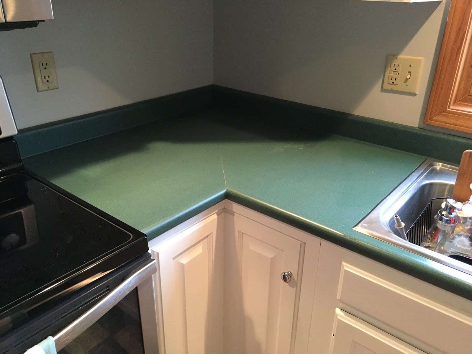 Harmonized Home DIY Painting Laminate Countertops