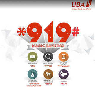 It's more convenient when you use *919# UBA magic banking