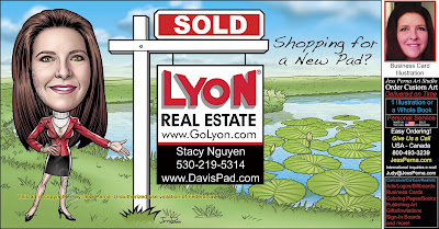 Caricature Ads for Real Estate Signs