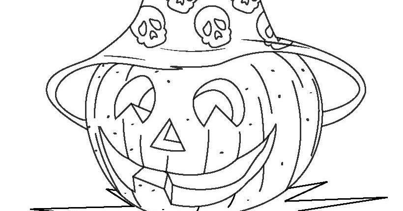 Pumpkin Head Pages Coloring Pages