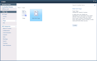 Creating Web Part Page in SharePoint 2013