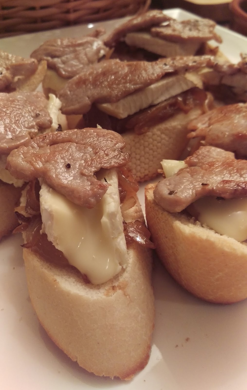 Jules' Dinner Table Spanish Tapas Pork Tenderloin with Brie & Garlic