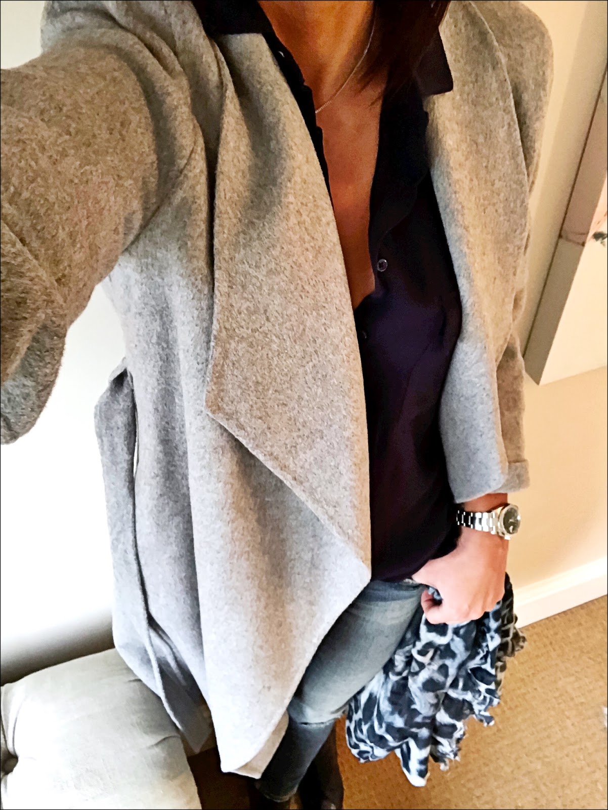 down wrap coat