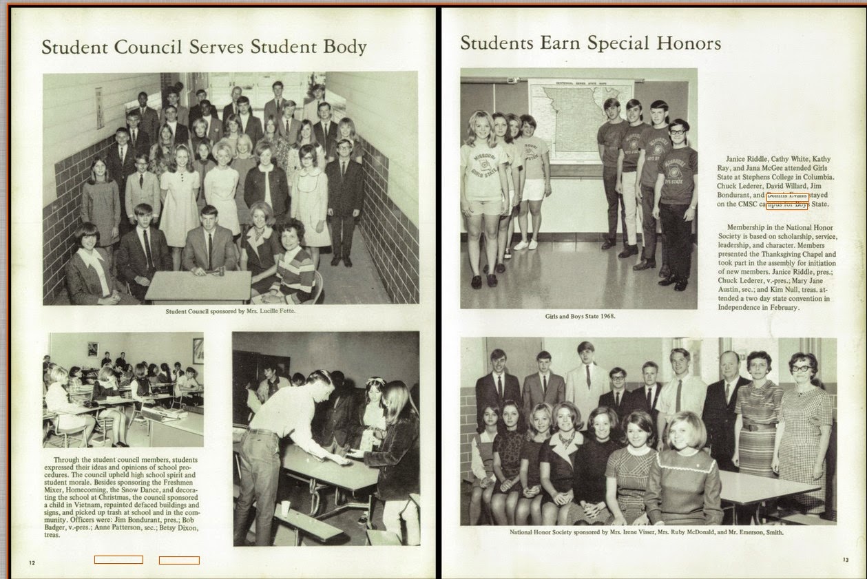 SHOW ME Johnson County Western Missouri History 1969 Warrensburg