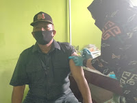 Kodim 0712/Tegal Gelar Vaksinasi Bagi Purnawirawan Dan Warakawuri TNI AD 