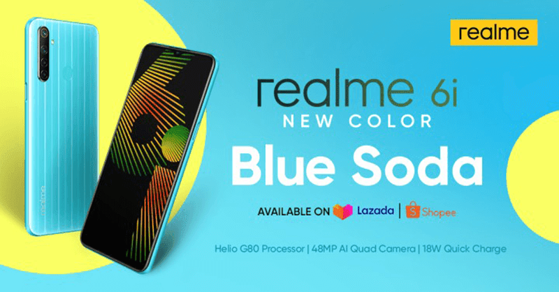 A new realme 6i colorway A new realme 6i colorway