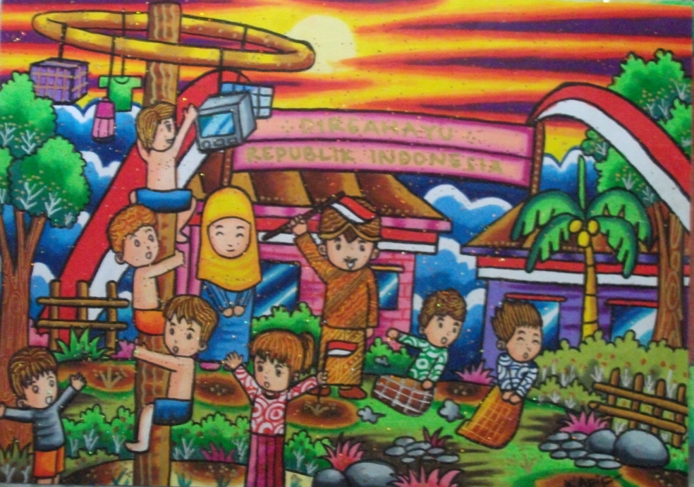 Hasil Mewarnai Dengan Crayon Carandache Gambar Mewarnai