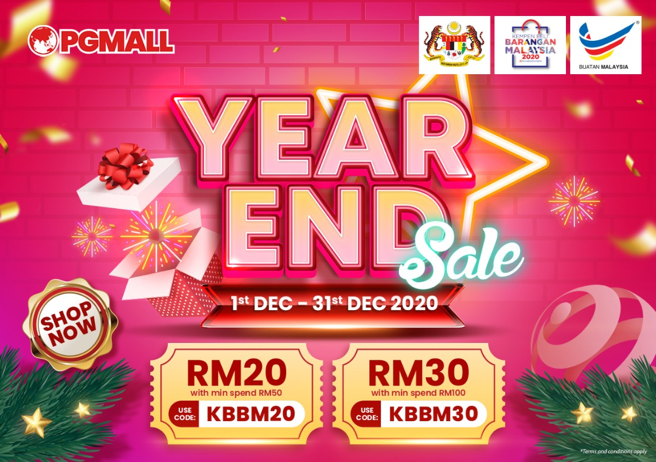 year end sale, discount, e-commerce, PG Mall, Rawlins GLAM, Rawlins Shops, sales, e-wallet, Barang Baik Barang Kita, Proudly Local Campaign, YES