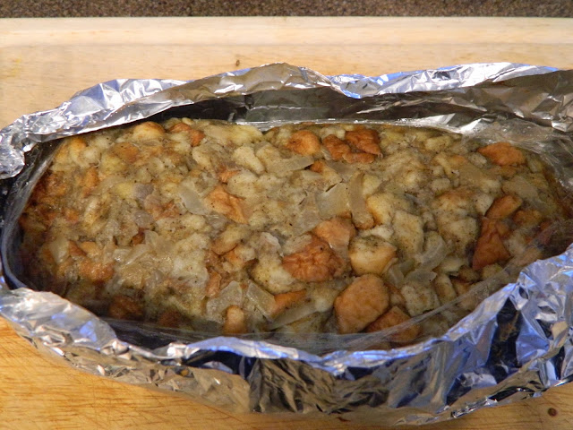 Turkey Stuffing Roll Baked in the Oven by Chef Bari
