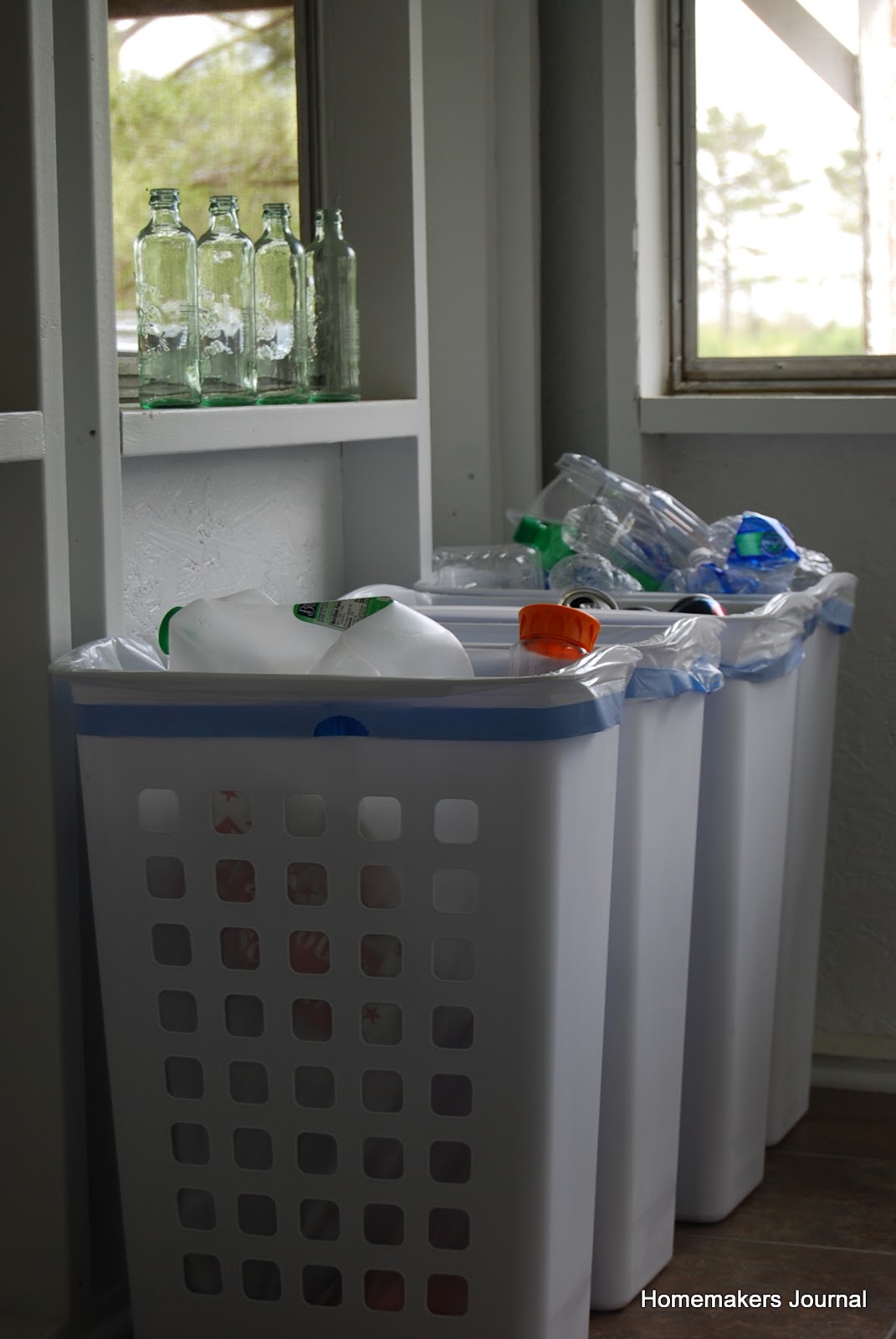 Homemaker's Journal Nifty Recycling Bins