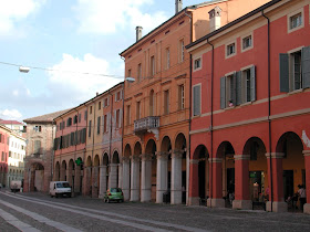 The Corso Giuseppe Mazzini in Correggio