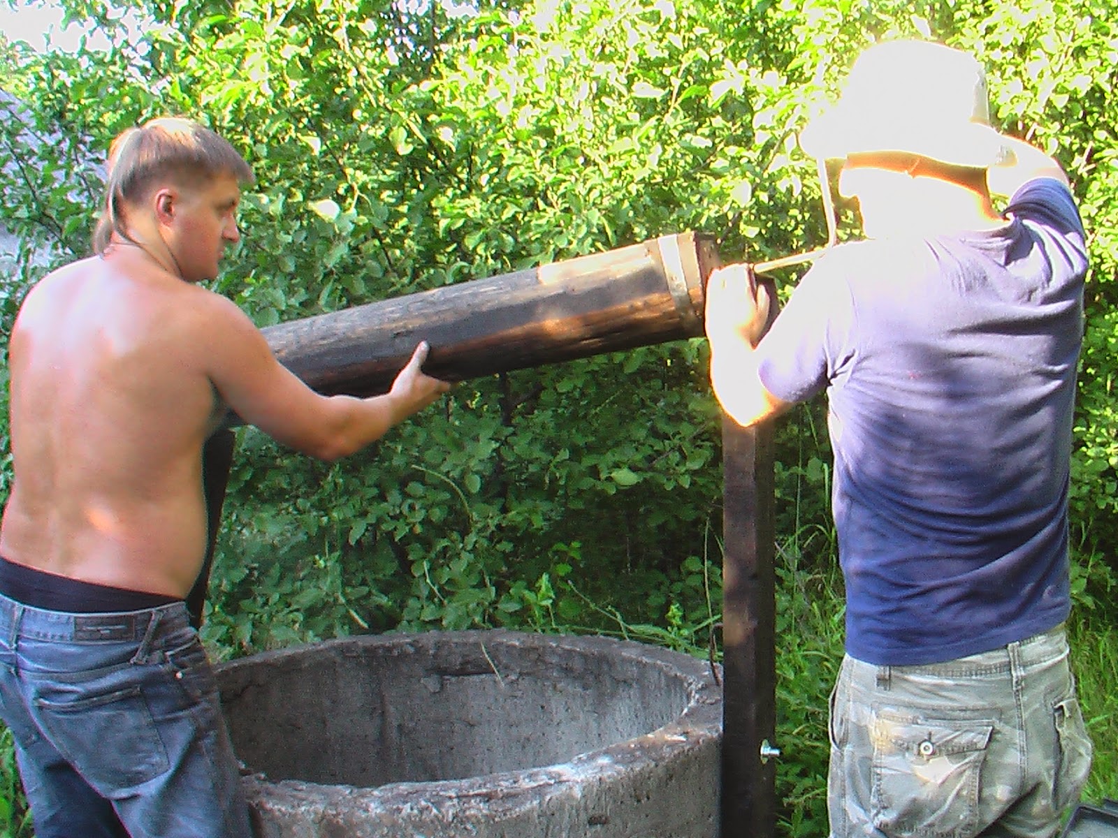 Ворот для колодца своими руками