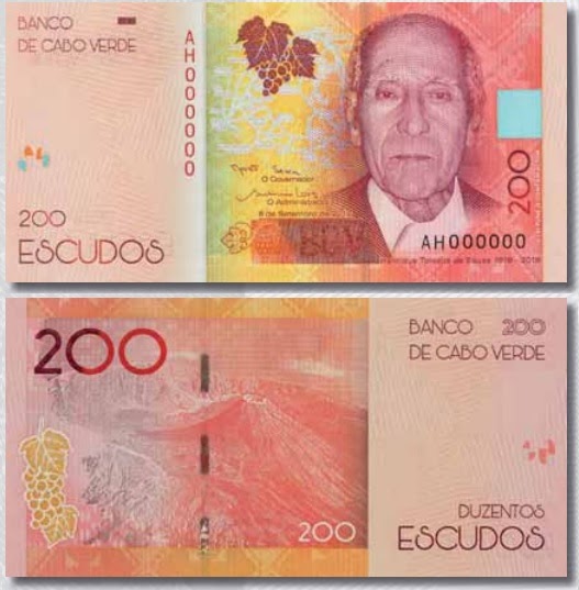AFNB Boletim Virtual Cédula Comemorativa (polímero) Cabo Verde