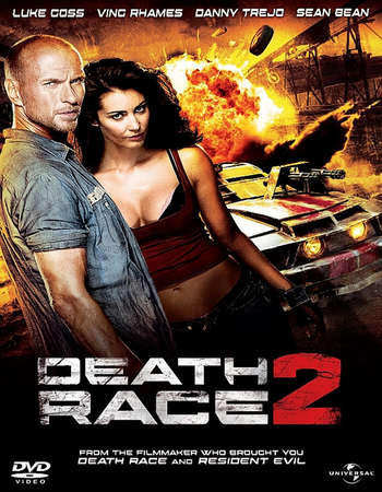 Poster Of Death Race 2 2010 Dual Audio 400MB BRRip 720p ESubs HEVC Free Download Watch Online downloadhub.in