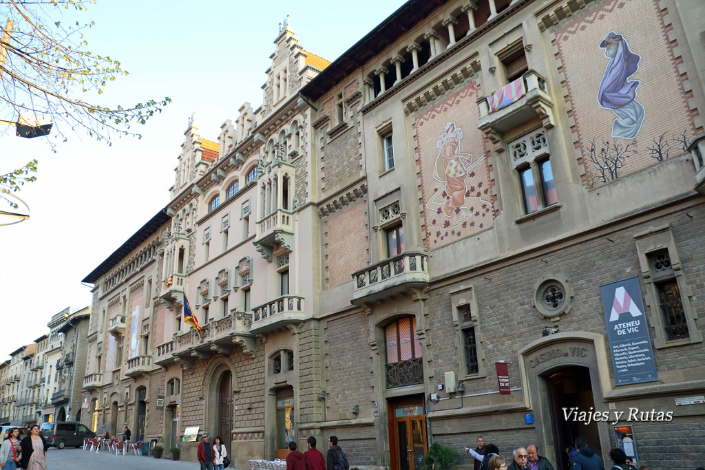 Plaza Mayor, casino de Vic