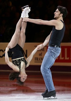 Photograph of Olympic Gold Medallists and World Figure Skating Champions Meagan Duhamel and Eric Radford