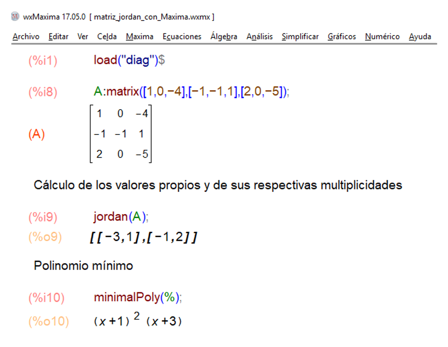 μ blog Ejemplo de cálculo de los valores propios y del polinomio mínimo asociado a una matriz μ blog Ejemplo de cálculo de los valores propios y del polinomio mínimo asociado a una matriz